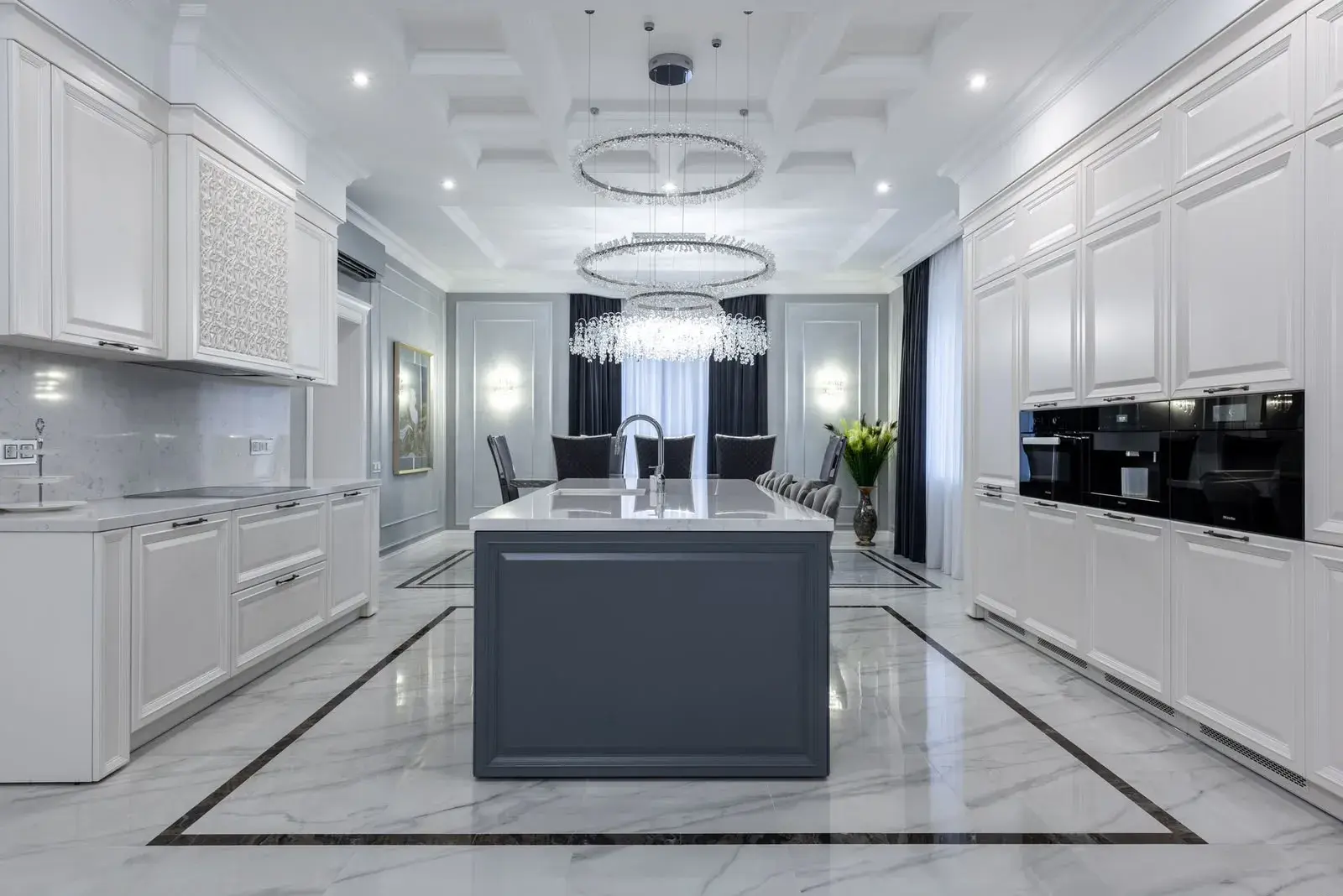 Modern asma tavan ve aydınlatma uygulaması - 1